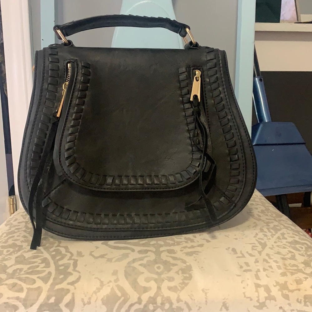 Black Leather Hobo bag